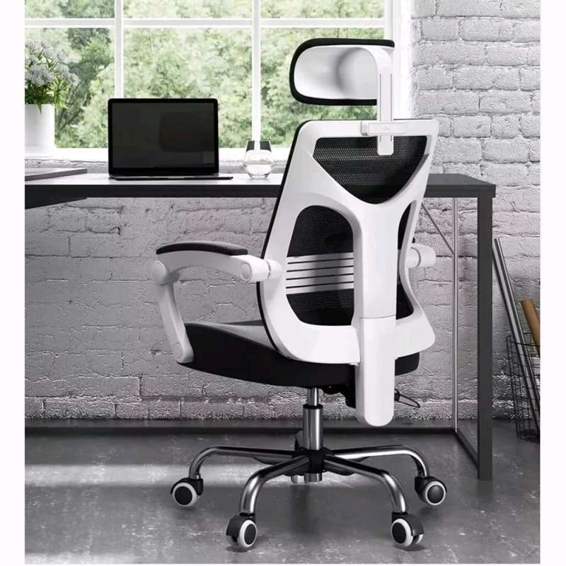 Jual HBADA Kursi Kantor Mesh Ergonomic Office Chair Lumbar Support
