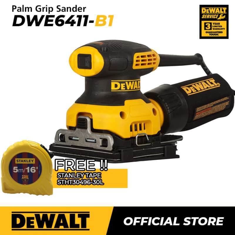 Jual Dewalt DWE6411 230W 1/4 Sheet Palm Grip Sander Free STHT3049630L