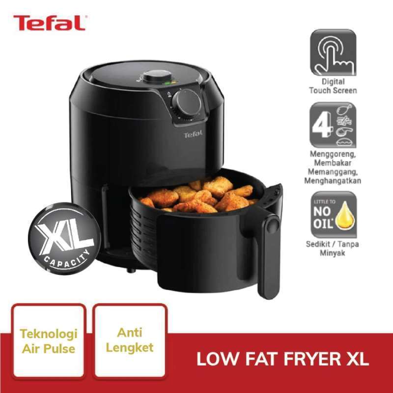 Promo Tefal EY401 Digital Easy Health Fryer XL Air Fryer 4.2L Diskon 10