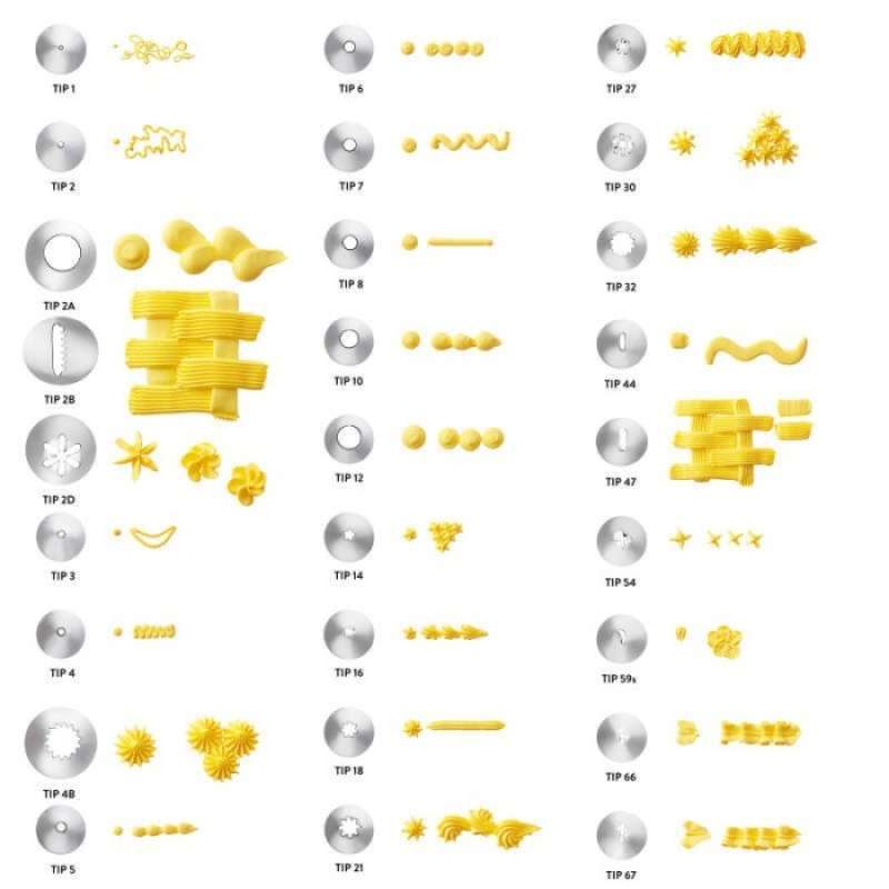 Promo Wilton Master Cake Decorating Piping Tips Set 55 Piece Spuit Cake