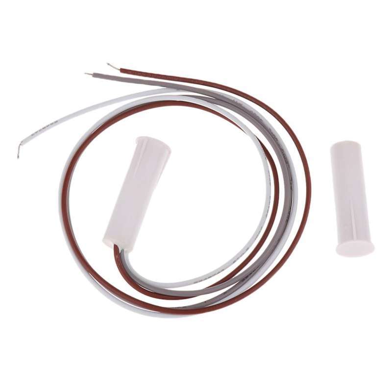10pcs Wired Door Window Sensor Recessed Magnetic Contacts Security Reed