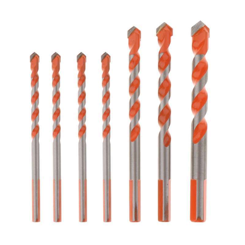 Jual Drill Head Triangle Drill Twist Multifunctional Drill Bit Tool Red