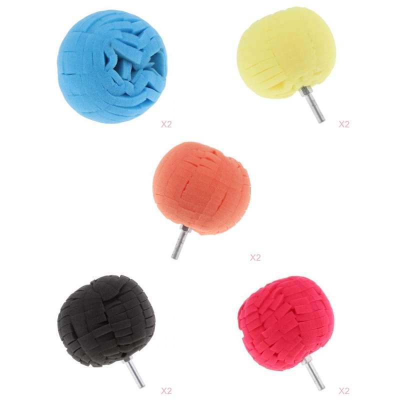 Jual Foam Pad Polisher Buffing Sponge Polishing Ball for Car Wheels Hub