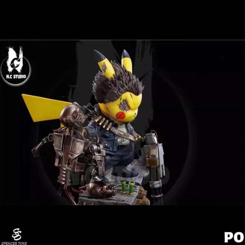 Jual DP PO RESIN STATUE PIKACHU COS TERMINATOR NC (PRE-ORDER ...
