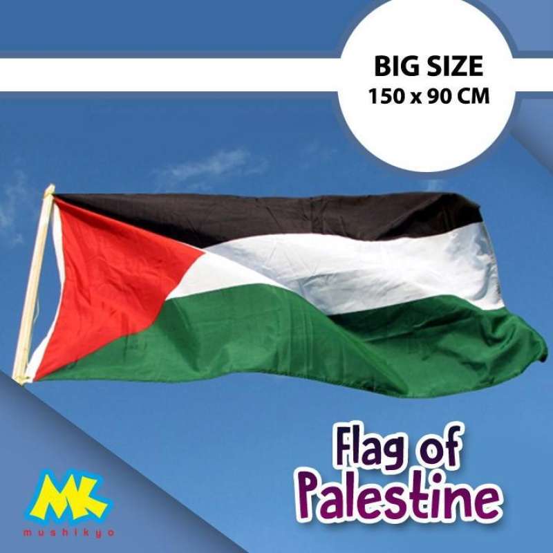 Jual Bendera Palestina ukuran besar / flag of Palestine di Seller Mummy Shoppe - Jatibening Baru