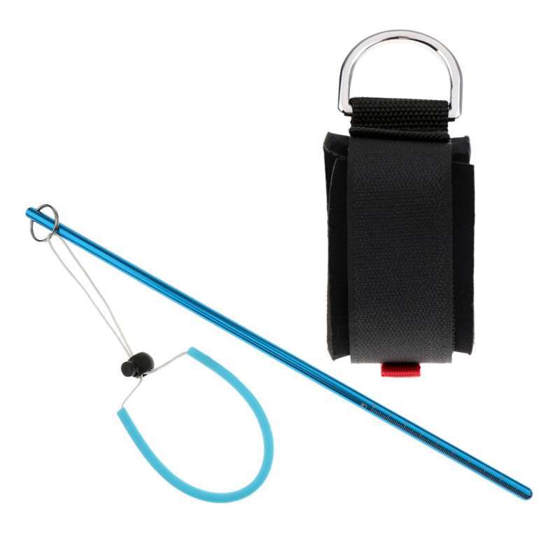 Jual Adjustable Scuba Diving Wrist Strap Band with D Ring and Dive