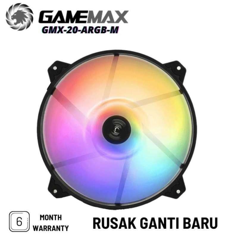 Jual GAMEMAX PC FAN GMX 20 ARGB-M 20CM COOLING FAN di Seller Memory ...