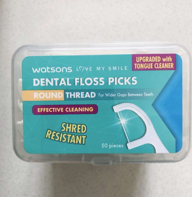 Jual Watsons Round Thread Dental Floss Picks 50s di Seller donkistore