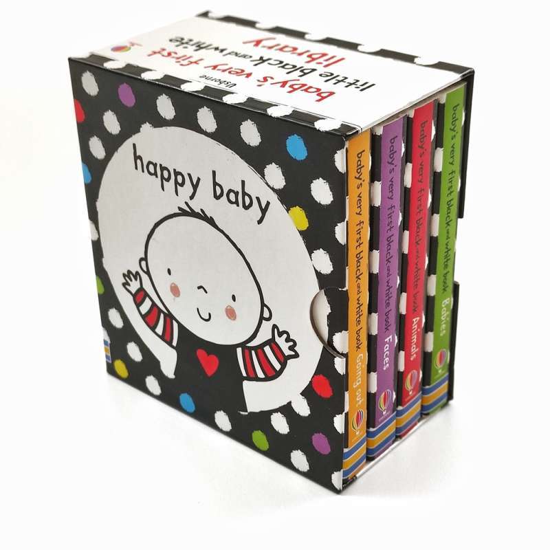 Promo Original Usborne Baby's Very First Black And White Little Library