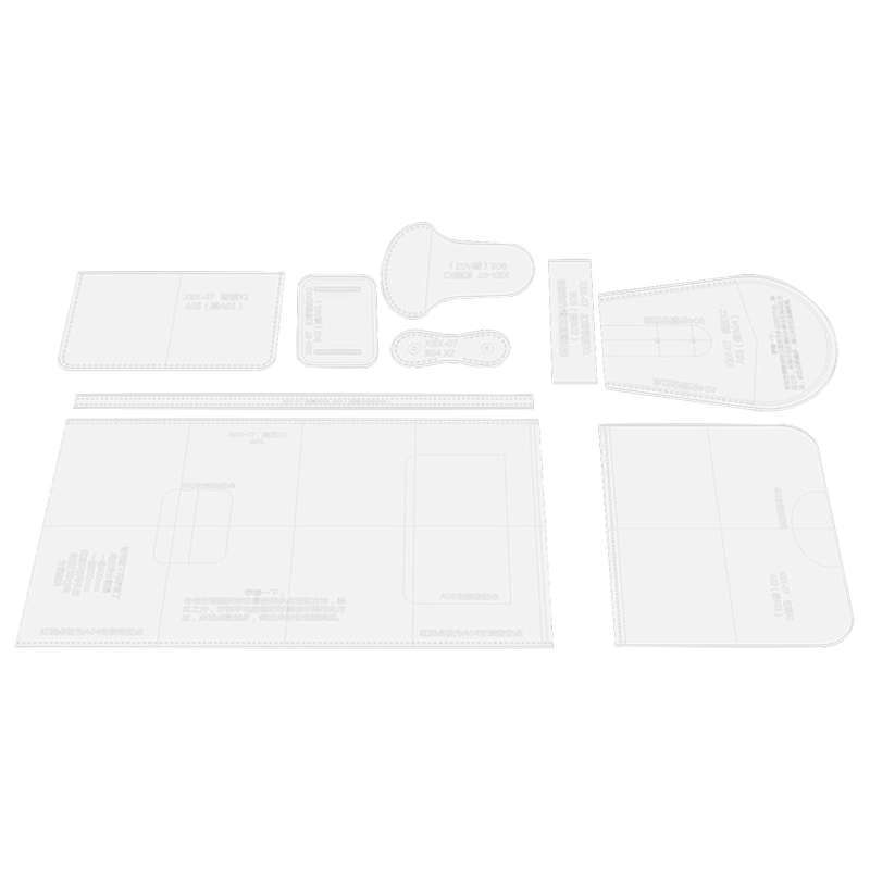 Jual Leather Handbag Acrylic Template Making Sewing Pattern Quilting