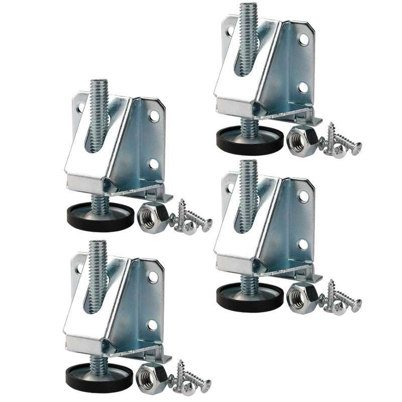 Promo 4Pcs Adjustable Leveler Legs W/Lock Nuts for Pool Table