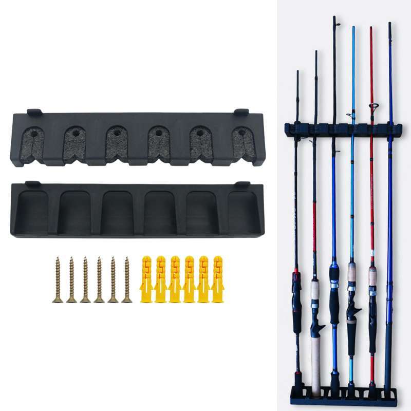 Promo Fishing Rod Holder Fishing Rod Rack Fishing Pole Holder Wall