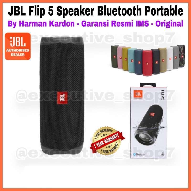 Jual JBL Flip 5 Waterproof Portable Bluetooth Speaker Gray di Seller