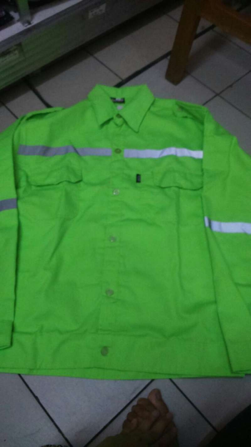 Jual Baju Safety Seragam Warna Hijau Stabilo di Seller Bena Store