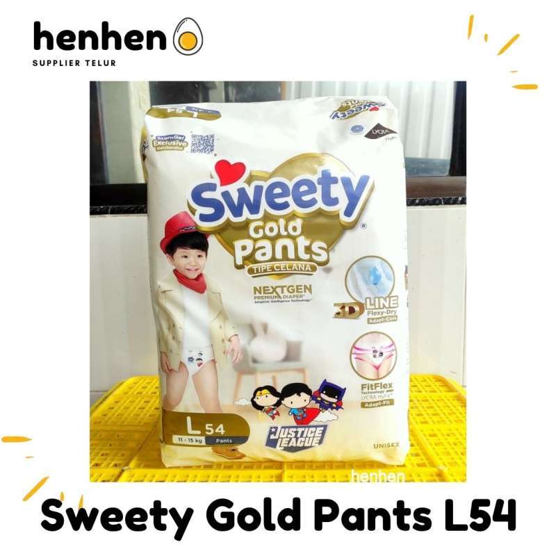 Jual SWEETY GOLD PANTS COMFORT Size S/M/L/XL/XXL Sweety Tipe Celana di