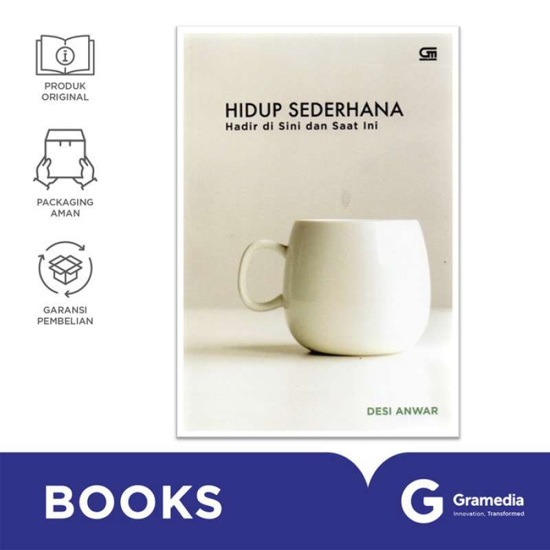 Promo Original HIDUP SEDERHANA HADIR DI SINI SAAT INI Buku Self 