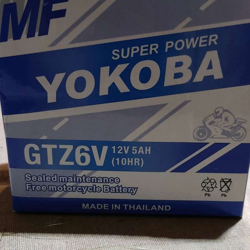 Jual AKI GTZ6S AKI MOTOR VARIO 125,150 SCOOPY ESP di Seller ACG Battery