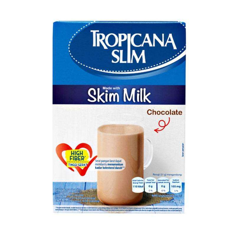 Jual Tropicana Slim Skim Milk Chocolate Minuman Kesehatan [500 g] di ...