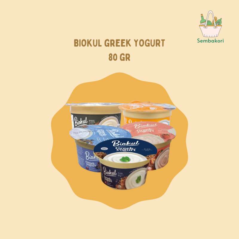 Jual BIOKUL GREEK YOGURT [6 x 80 GR] di Seller Sembakori Pondok Aren