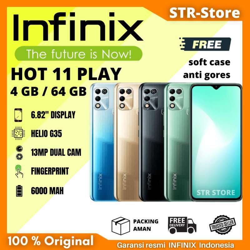 Jual Infinix Hot 11 Play 4/64gb di Seller STR Store - Sangiang Jaya ...