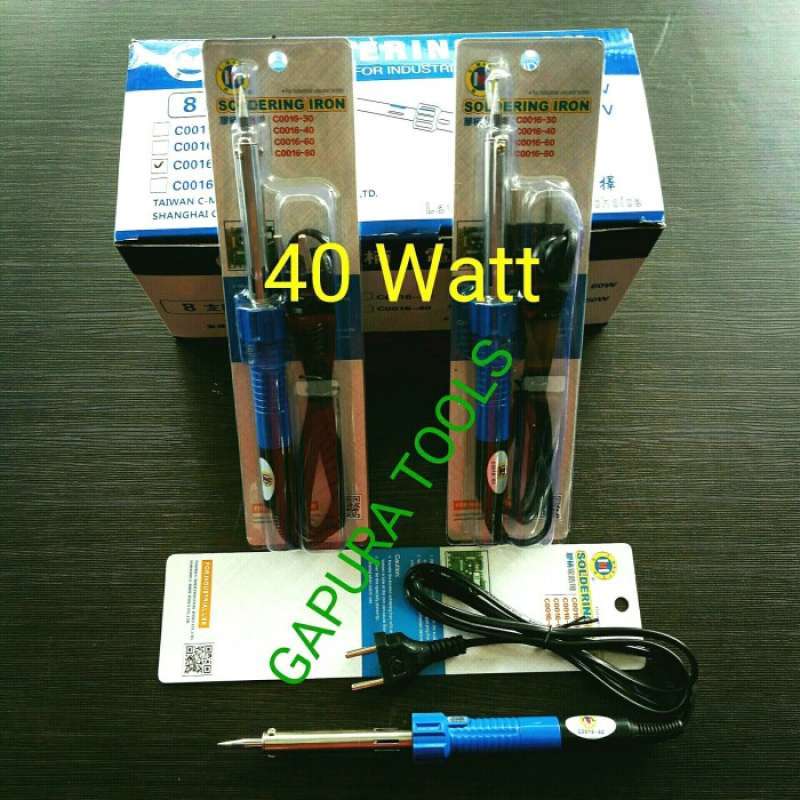 thumbnail image 2 of Duratool 40W Mains Powered Soldering Iron Kit - Includes Free Solder & Spare Tip, 240V, For Electronics & DIY 2 of 6