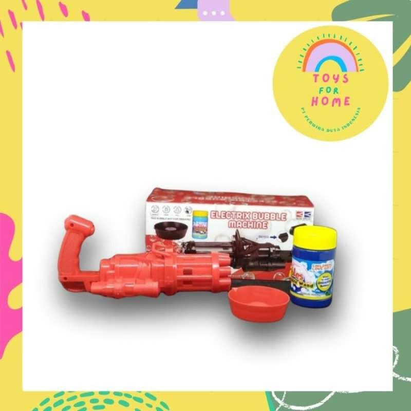 Jual Mainan Anak Bubble Gun Tembakan Gelembung electric Trend Tiktok