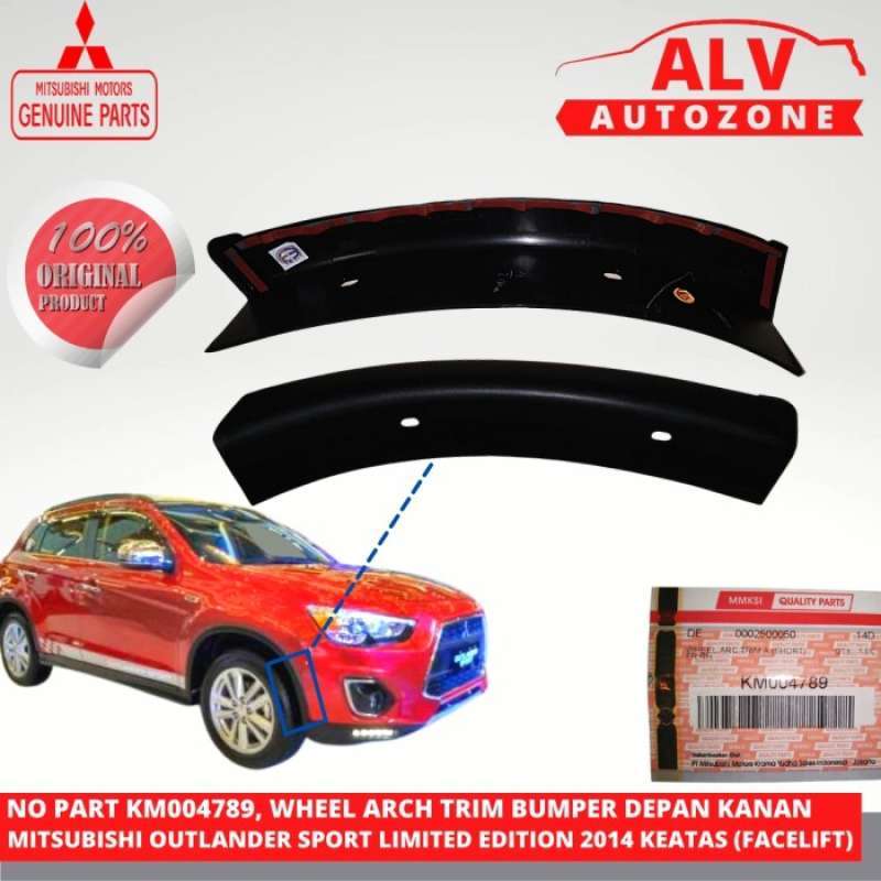 Jual WHEEL ARCH TRIM/SPOILER/MOULDING BUMPER DEPAN KANAN OUTLANDER