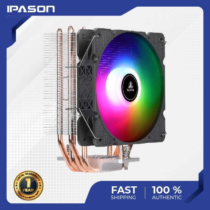 Promo SEGOTEP A4 RGB color version CPU Cooler C/P 4 heat pipes tower ...