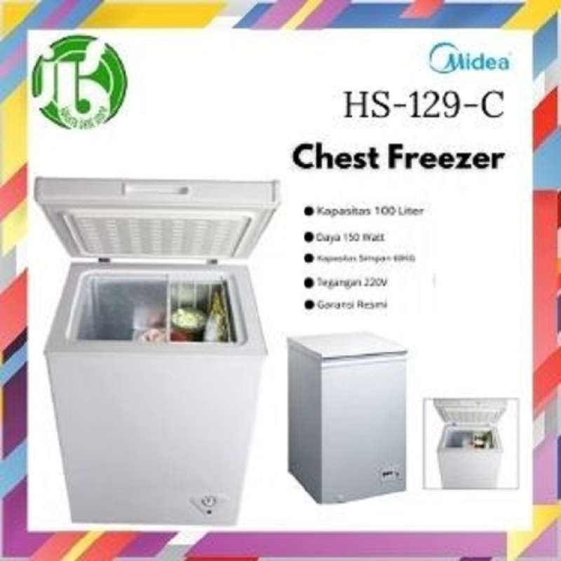 Jual Midea Hs 129 C Chest Freezer Box Kapasitas 100 Liter Di Seller