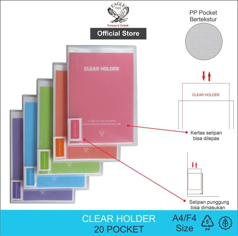 Jual Clear Holder / Dokumen Keeper / Display Book / Document Keeper