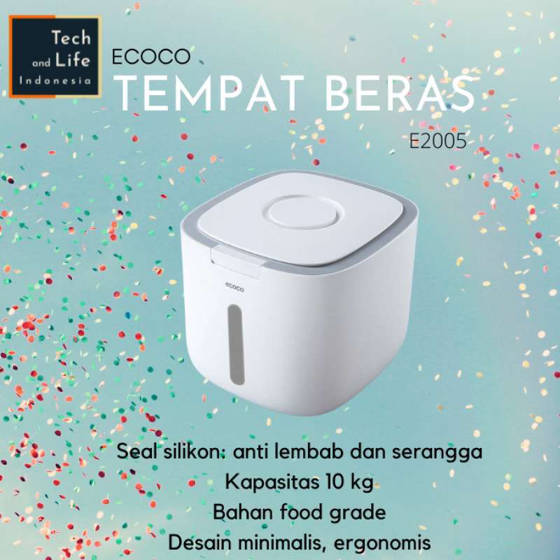 Jual Container Beras 10 Kg Original Murah - Harga Diskon Juni 2024 ...