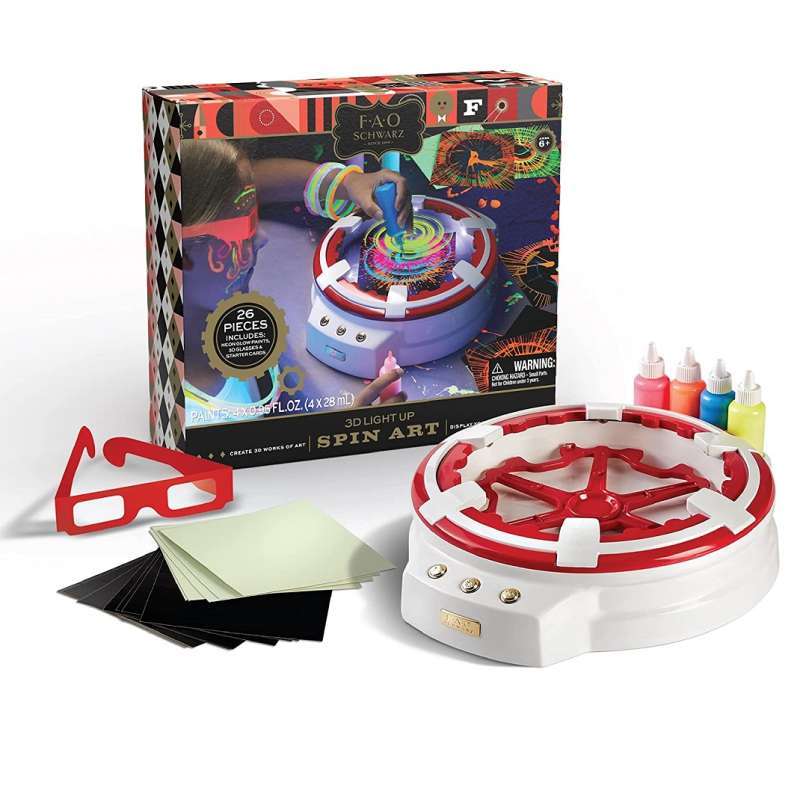 Jual Fao Schwarz SPIN ART 3D WITH LED FSZ1103002631 di Seller