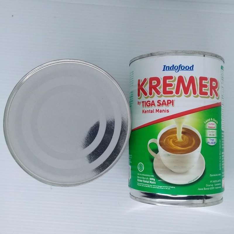 Jual INDOFOOD KREMER SUSU TIGA SAPI kaleng 500 gram / KREMER KENTAL