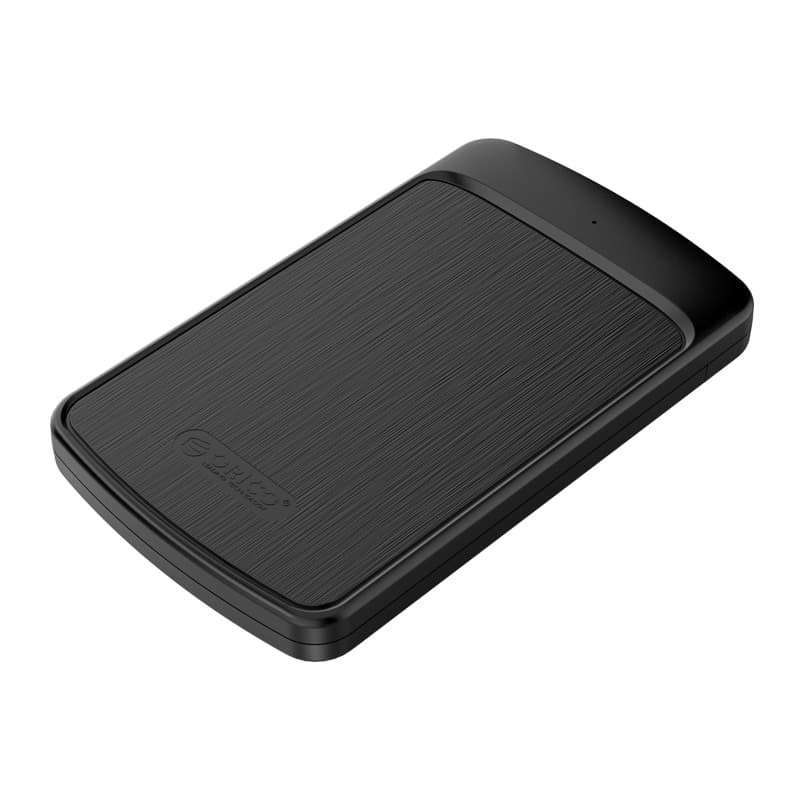 Külső merevlemez ház 2.5 inch SATA USB 3.0-ra, átlátszó, 125x79x13mm, támogatja a 2TB HDD/SSD-t