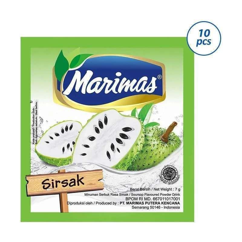 Jual Marimas Powder Drink Rasa Sirsak [10 Sachet X 7 G] Di Seller ...
