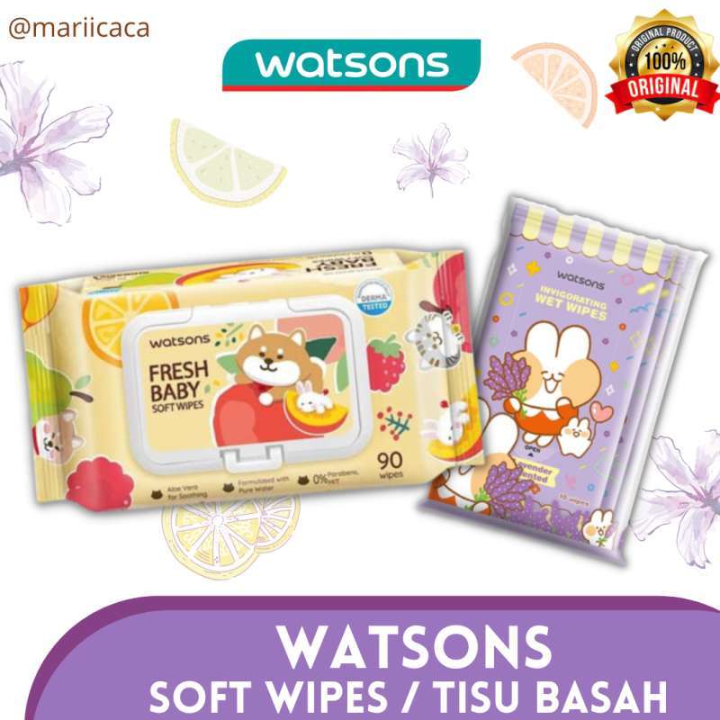 Jual Watsons Soft Wet Wipes / Tisu Basah di Seller Mariicaca Pluit