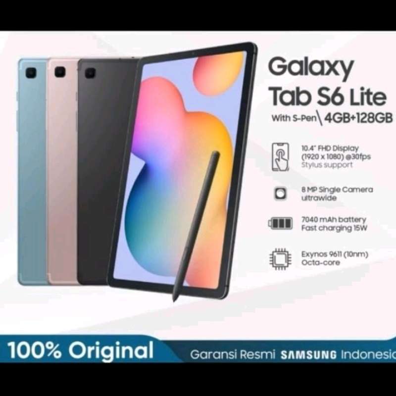 Jual Samsung Galaxy Tab S6 Lite SM-P615 4/128 GB Garansi Resmi SEIN di ...