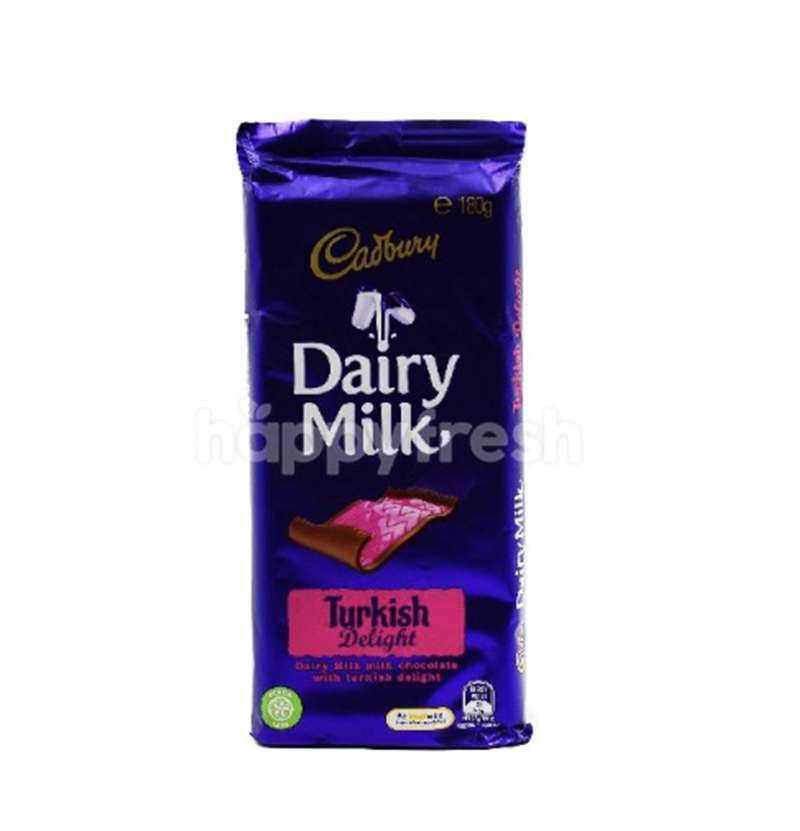 Jual Cadbury Dairy Milk Turkish Delight Chocolate 180g di Seller