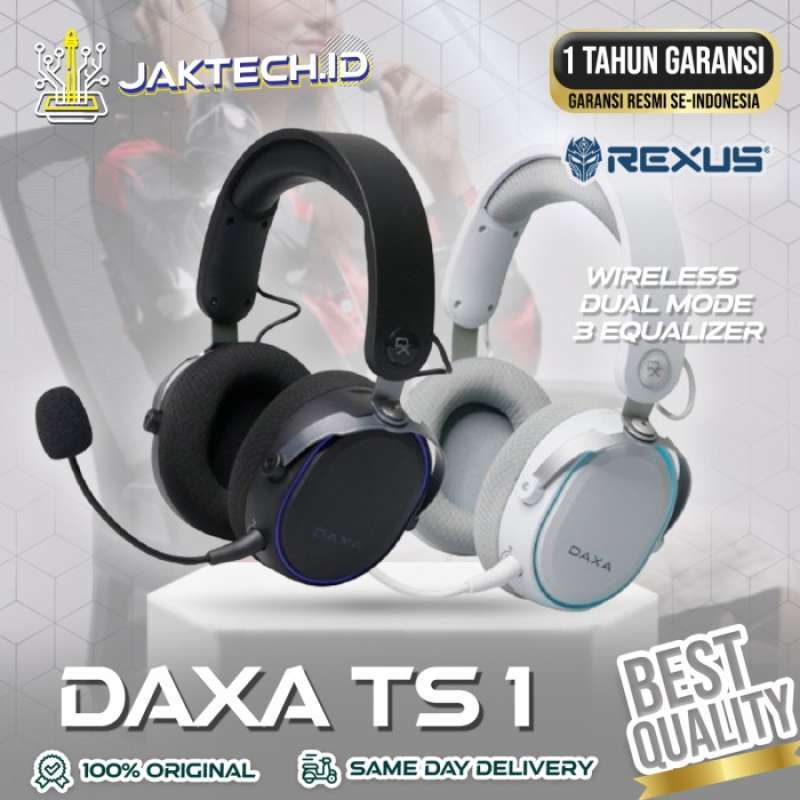 Promo Rexus Daxa Ts1 Wireless Headset Gaming Ts 1 Dual Connection