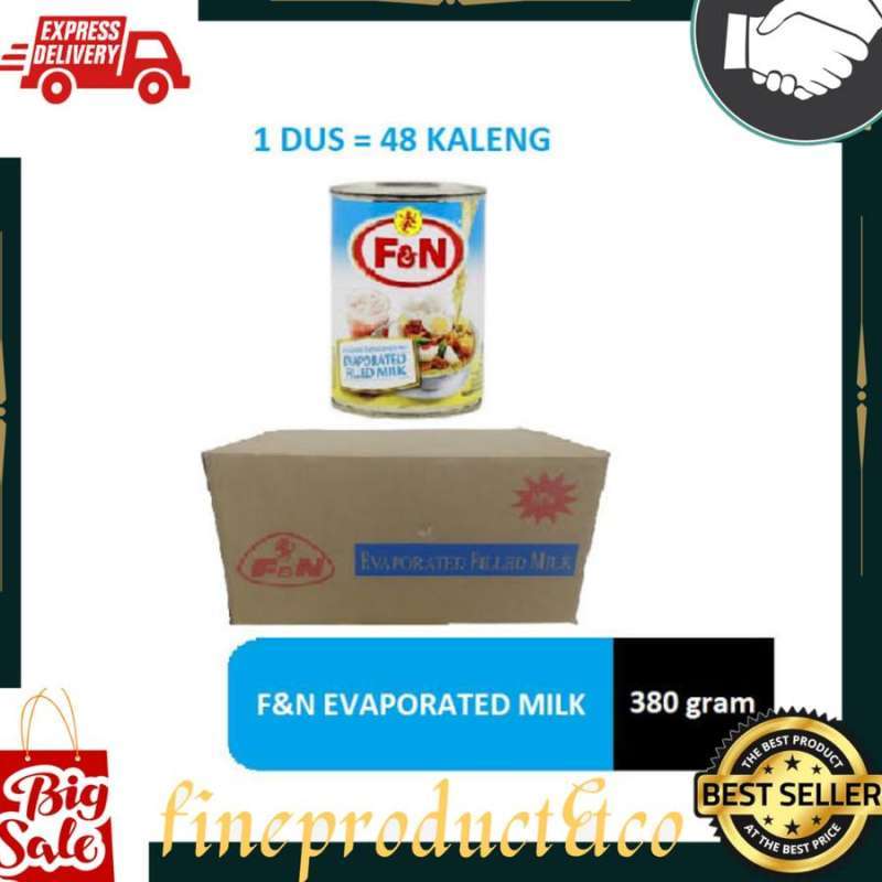 Jual Susu Evaporasi / Evaporated FN / F&N 380 ml / Susu Cair (1 Carton