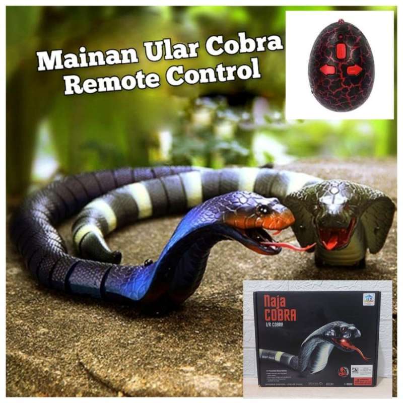 Jual Mainan Remote Control Ular King Cobra Jalan Merayap RC Snake Remot di Seller A.R.A.F.A