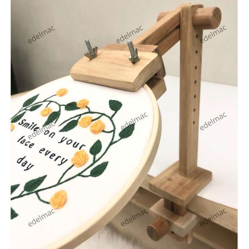 Jual Handle Stand Adjuster Embroidery Hoop Frame Cross Stitch Diy