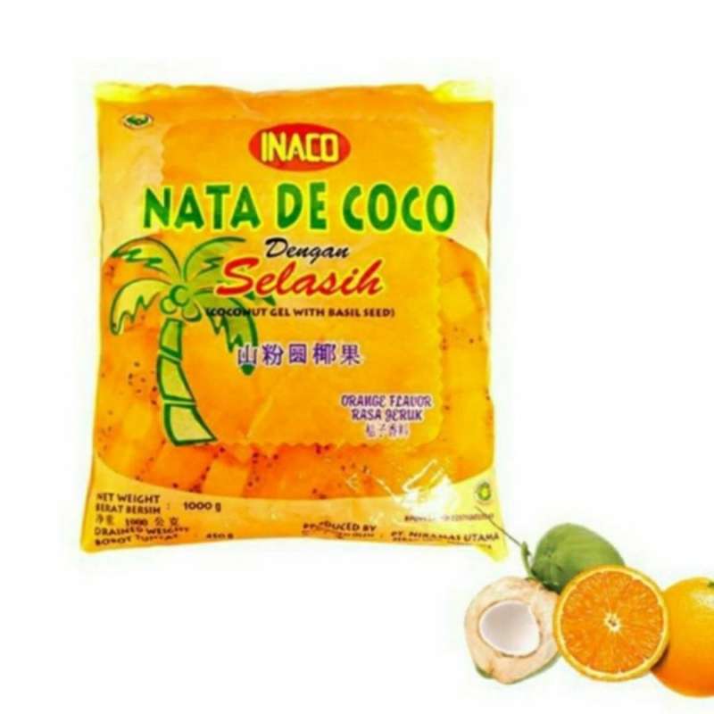 Jual Inaco nata de coco selasih orange 1kg di Seller jco mart - Jati ...