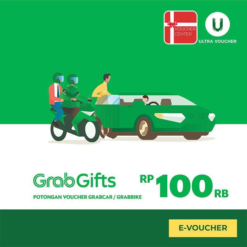 Promo Grab Gift Transport Voucher Digital Value Rp 100.000 Diskon 8 di