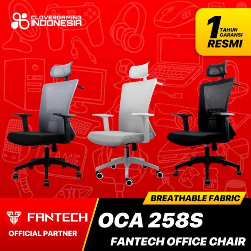Jual Fantech Kursi Kerja Kantor OCA258S / OCA258S Premium Office Chair
