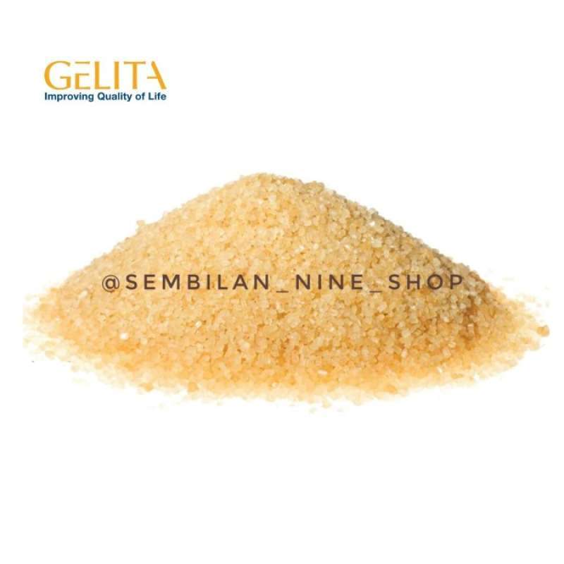 Jual OEM Gelatine Powder Halal 200 gram Import Austalralia Merk Gelita