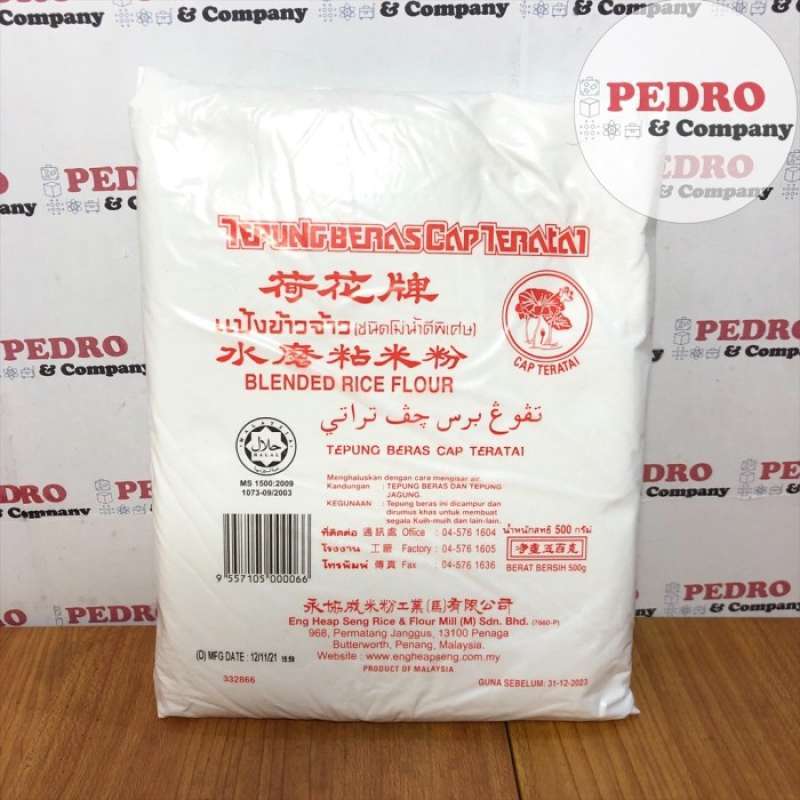 Promo OEM Tepung beras cap teratai 500 gram - blended rice flour Diskon ...