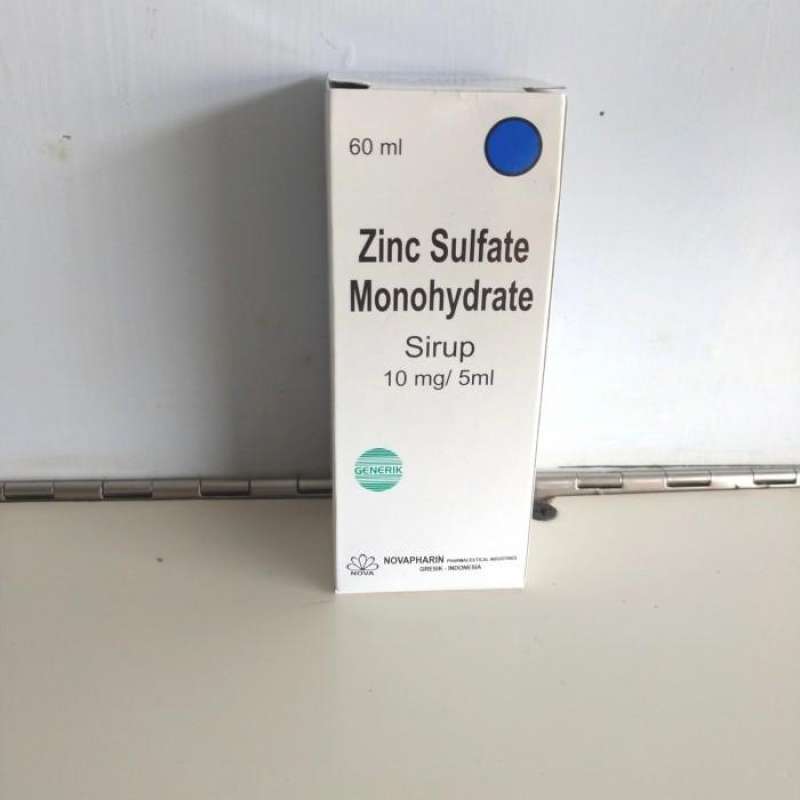 Jual zinc sulfate monohydrate 60 ml sirup mencret diare bayi anak 10mg