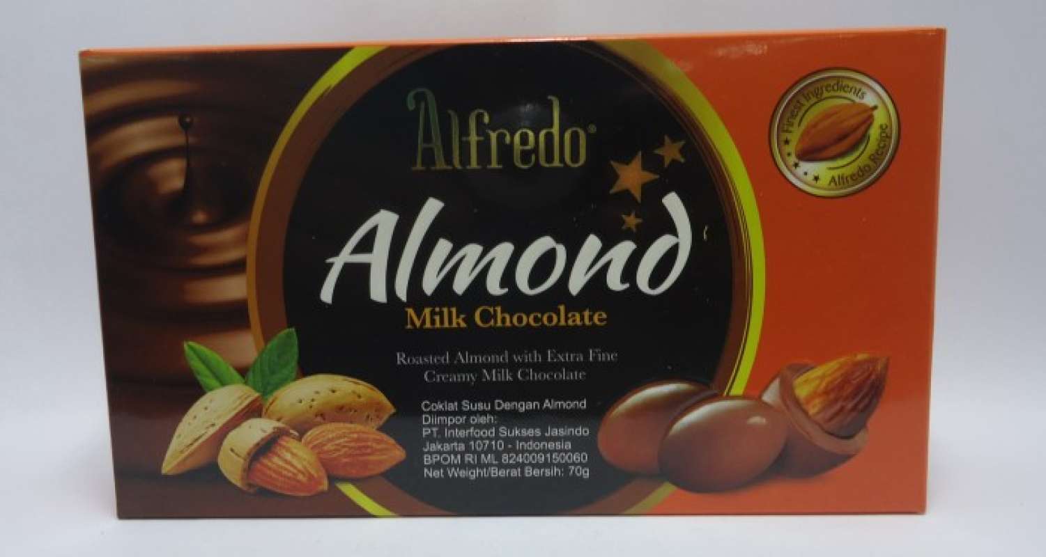 Jual Alfredo Almond Milk Chocolate 70Gr di Seller Suzuya Official Store