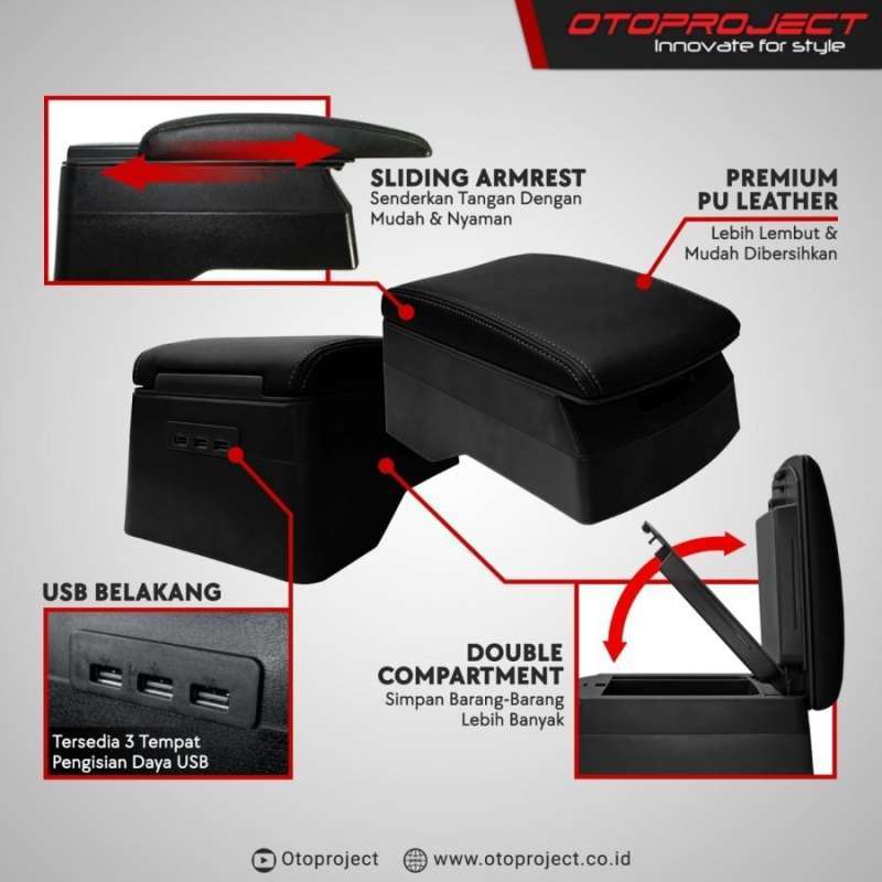 Armrest Box Konsol: Kenikmatan dan Fungsionalitas di All New Avanza